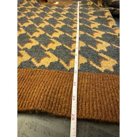 Mystree Houndstooth Sweater - Sz M - Picture 5 of 7